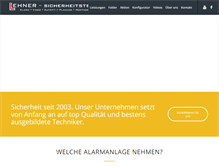 Tablet Screenshot of lehner-sicherheitstechnik.at